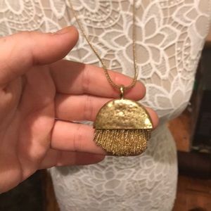 Vince Camuto Fringe Pendant Necklace